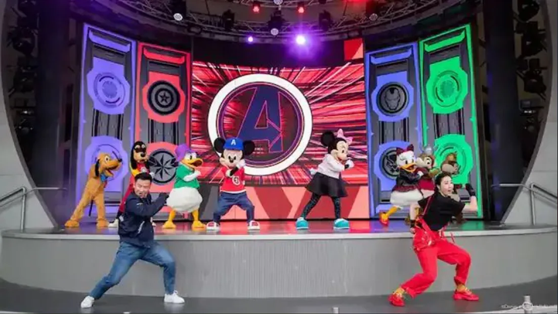 Poster for Shanghai Disneyland: Mickey’s Superhero Party