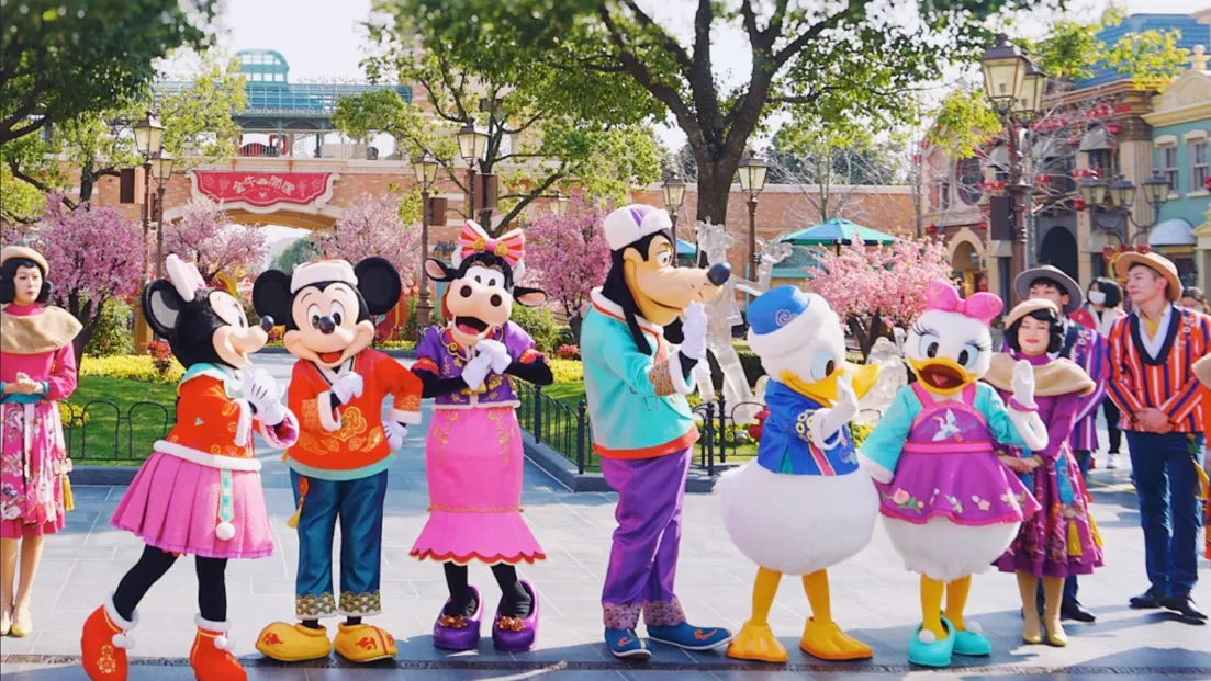 Poster for Shanghai Disneyland: Swing Dance Show