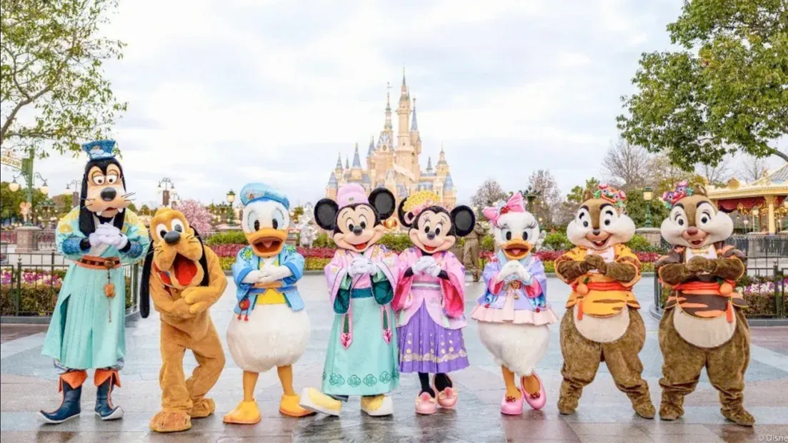 Poster for Shanghai Disneyland: Lunar New Year Costume Show